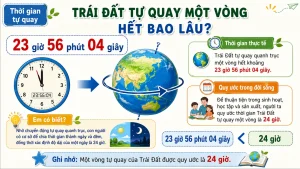 Alternative view of [Địa Lý 6] – Bài 7: Chuyển động tự quay quanh trục của Trái Đất và hệ quả [slide bài giảng]