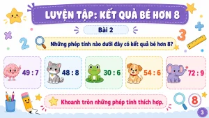 Alternative view of [Toán 3] Bài 15 – Luyện tập chung | Slide bài giảng