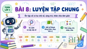 [Toán 3] Bài 8: Luyện tập chung | Slide bài giảng