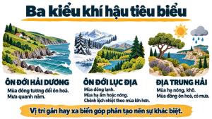 Địa lí 7 Bài 01 – ba kiểu khí hậu tiêu biểu của châu Âu