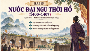 Lịch sử 7 Bài 15: Nước Đại Ngu thời Hồ (1400–1407) | Slide bài giảng Kết nối tri thức