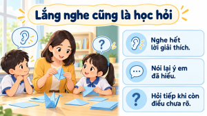 Slide lắng nghe để hiểu câu trả lời, Đạo đức 3 Bài 4